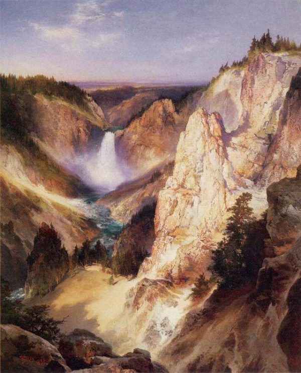 Great Falls of Yellowstone by Thomas Moran