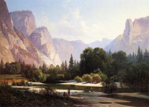 Yosemite Valley by Thomas Hill - hand-painted oil reproduction