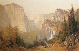 Yosemite Valley III by Thomas Hill - hand-painted oil reproduction