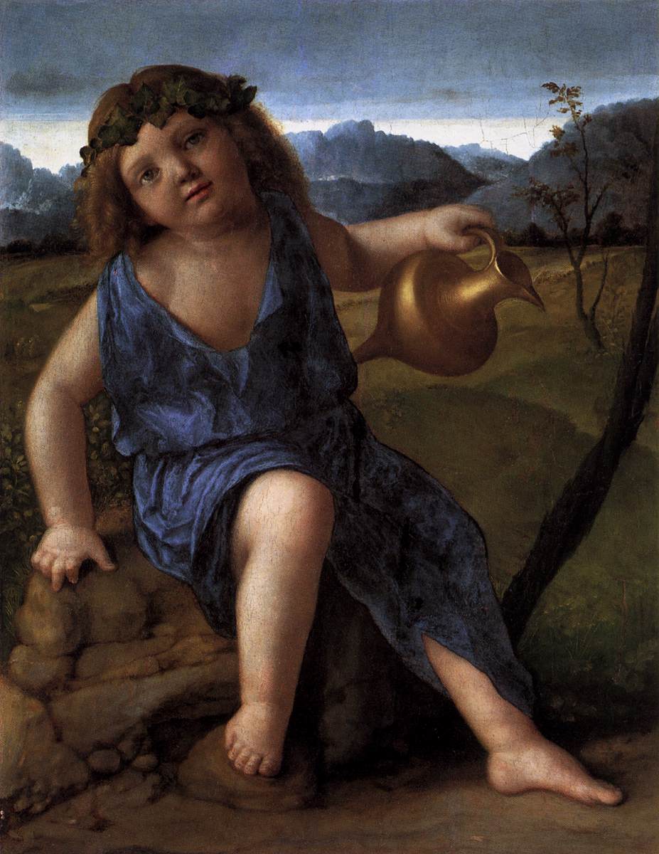 Young Bacchus by Giovanni Bellini - hand-painted oil reproduction