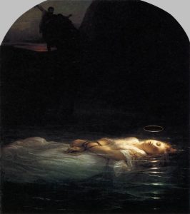 Young Christian Martyr by Paul Delaroche - hand-painted oil reproduction