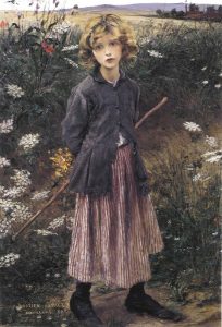 Young Girl by Lepage Jules Bastien - hand-painted oil reproduction