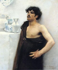 Young Man in Reverie by John Singer Sargent - hand-painted oil reproduction