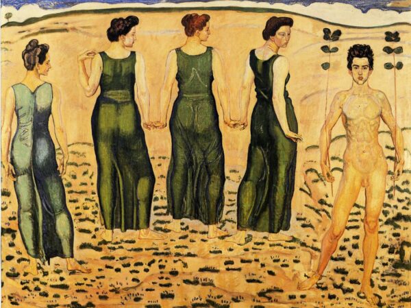 Youth Admired by Ferdinand Hodler