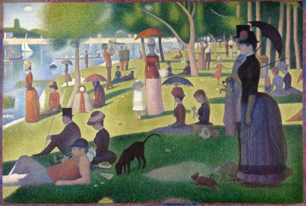 A Sunday Afternoon on the Island of La Grande Jatte by Georges Pierre Seurat