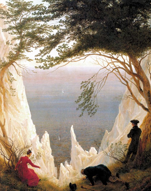 Chalk Cliffs on R by Caspar David Friedrich