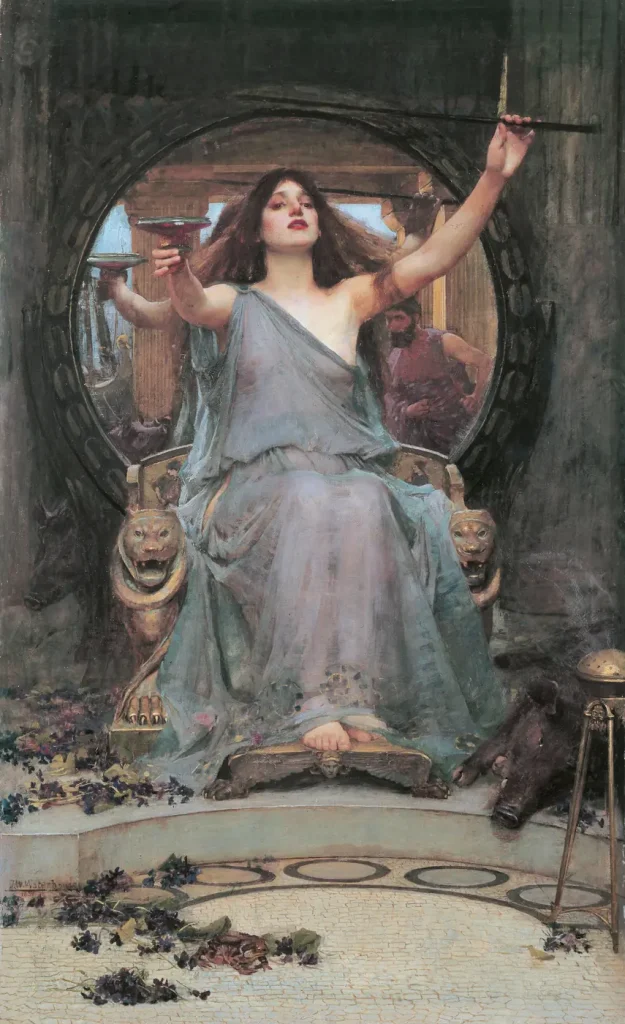 Circe offering the Cup to Ulysses by John William Waterhouse