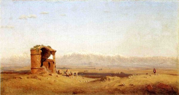 Torre dei Schiavi - Roman Campagna by Sanford Robinson Gifford