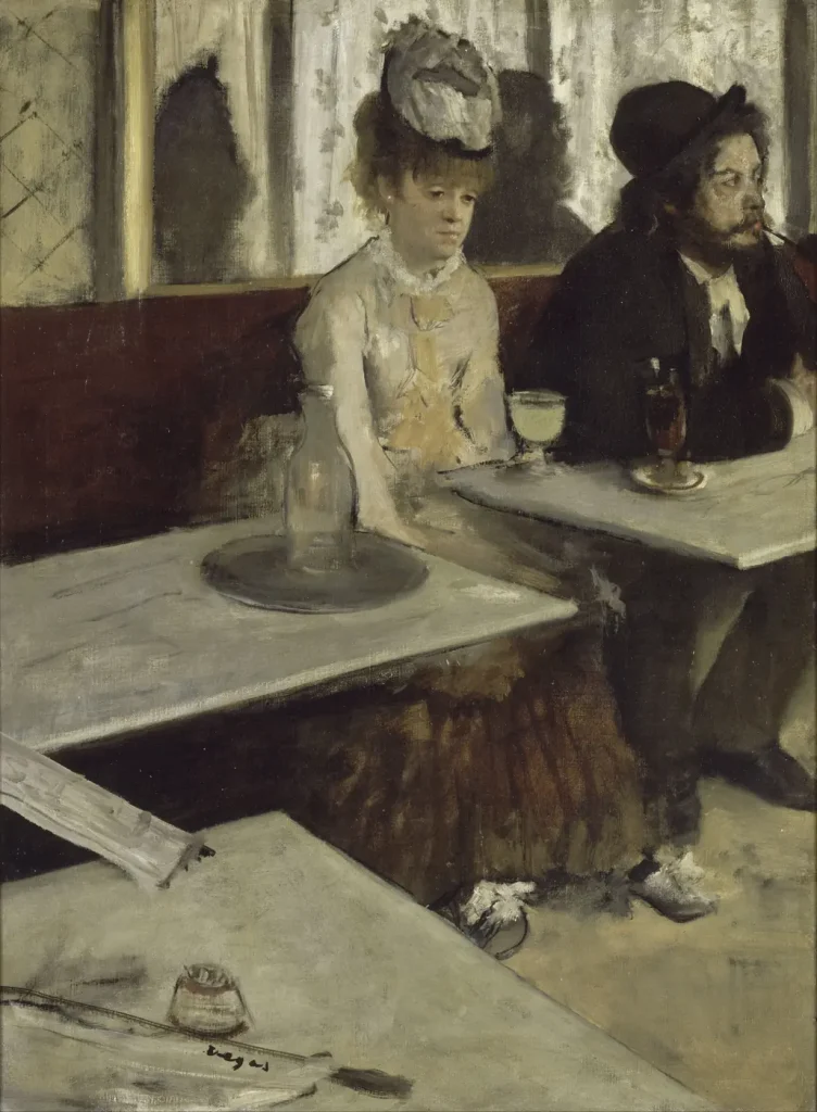 The Absinthe Drinker by Edgar Degas