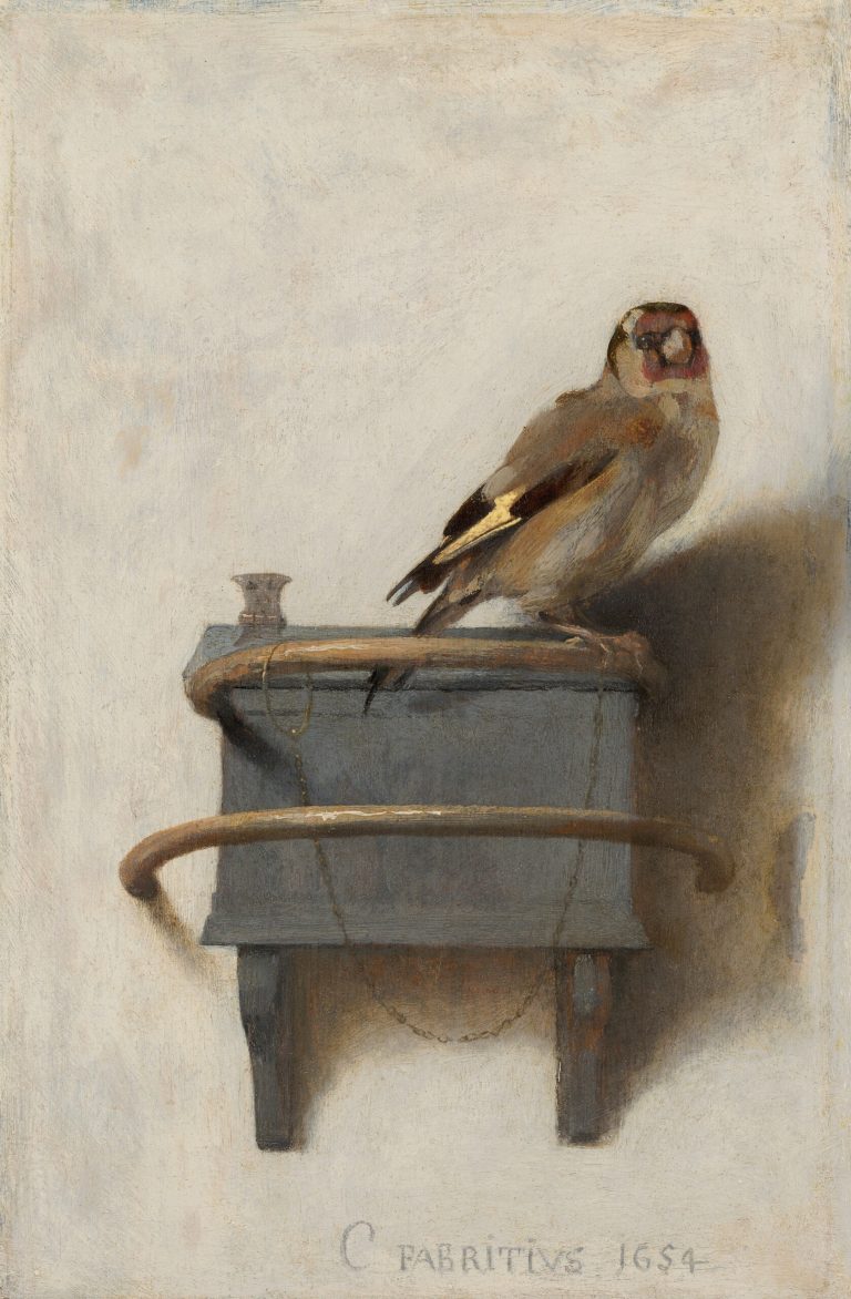 The Goldfinch hand-painted oil reproduction