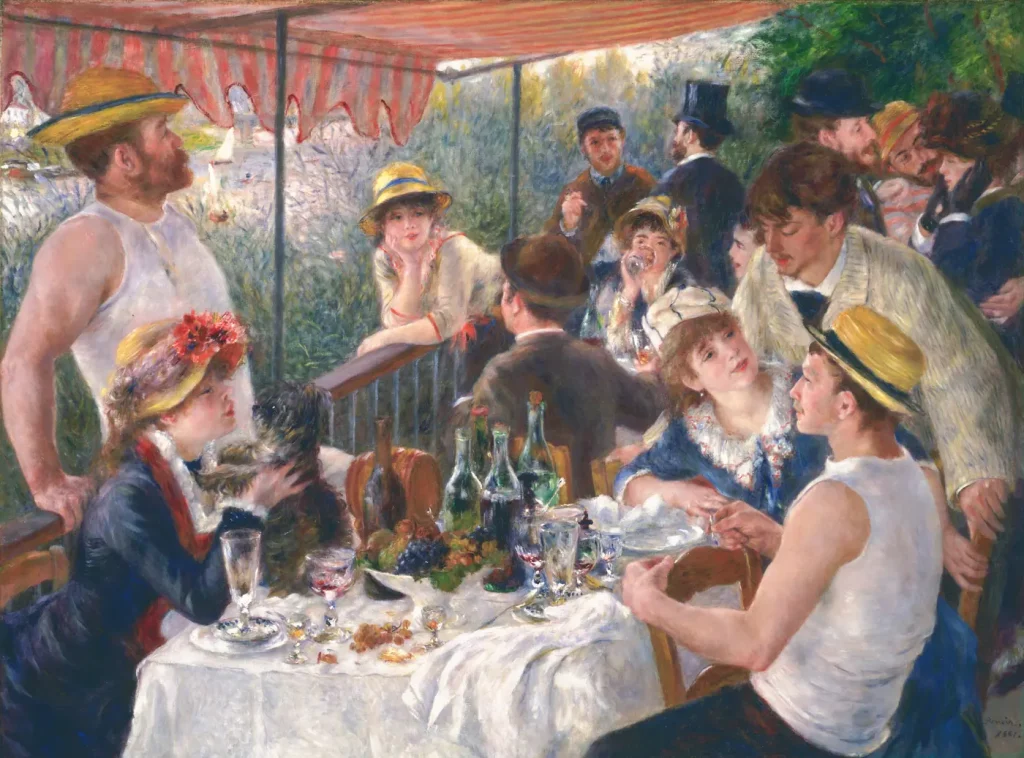 Luncheon of the Boating Party by Pierre Auguste Renoir