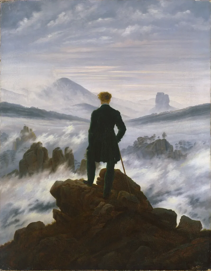 Wanderer above the Sea of Fog by Caspar David Friedrich by Caspar David Friedrich