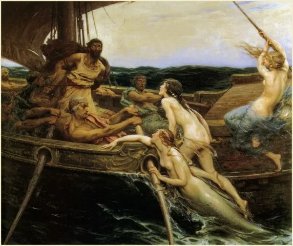 Ulysses and the Sirens by Herbert Draper