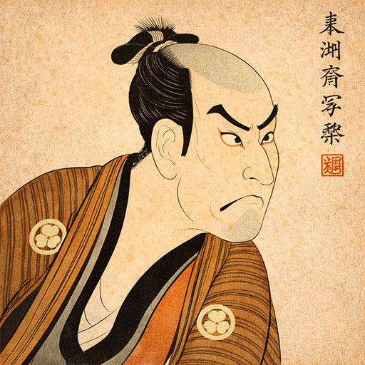 Portrait of Toshusai Sharaku
