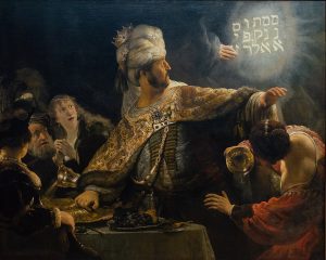 Belshazzar's Feast by Rembrandt - hand-painted oil reproduction