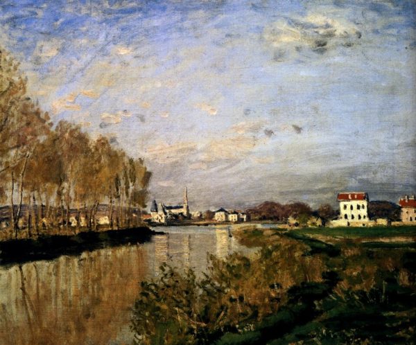 The Seine at Argenteuil by Claude Monet