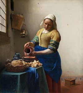 The Milkmaid by Johannes Vermeer - hand-painted oil reproduction