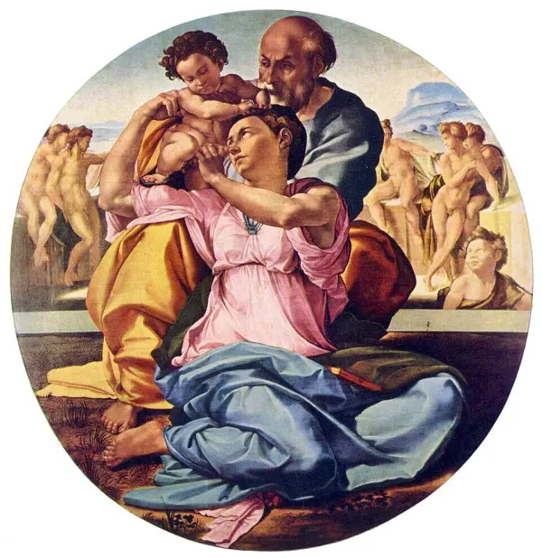 The Doni Tondo by Michelangelo