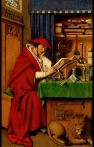 Saint Jerome in His Study by Jan Van Eyck - hand-painted oil reproduction