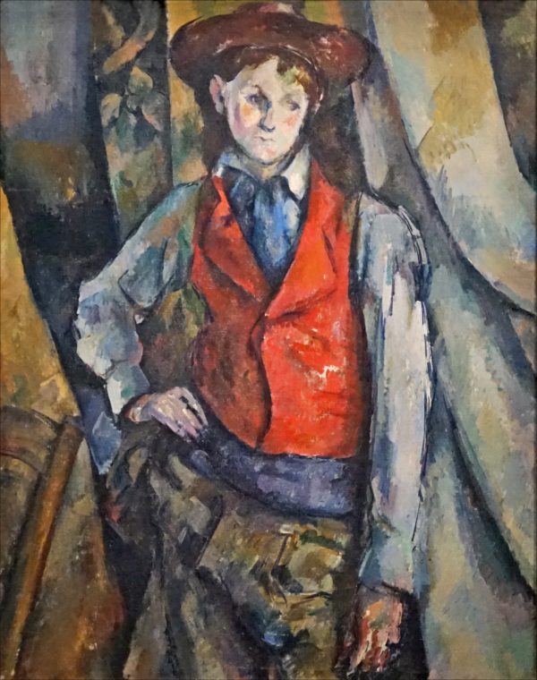 Boy in a Red Waistcoat by Paul Cezanne