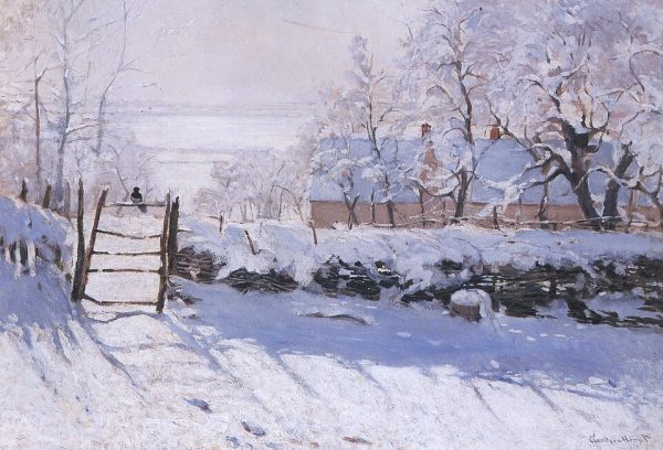 The Magpie by Claude Monet