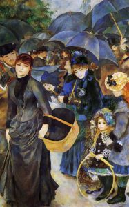 Umbrellas by Pierre Auguste Renoir - hand-painted oil reproduction