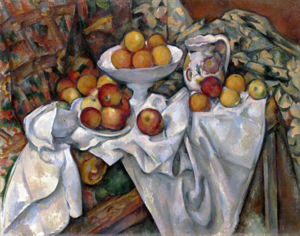 Still Life with Apples and Oranges by Paul Cezanne
