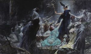 The Souls of Acheron by Adolf Hirémy-Hirschl - hand-painted oil reproduction