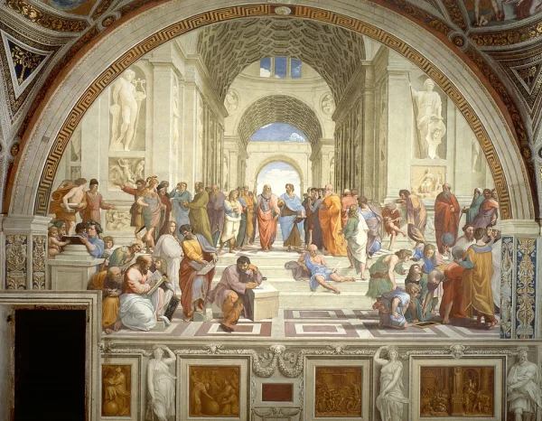 The School of Athens by Raphael Sanzio