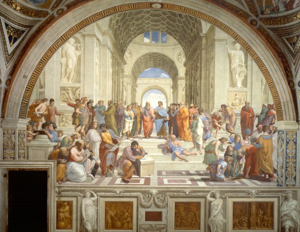 The School of Athens by Raphael Sanzio, hand-painted oil painting reproduction