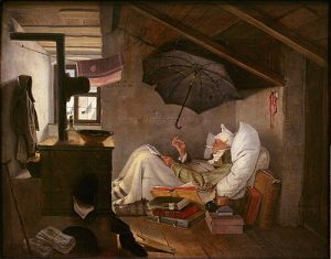 The Poor Poet by Carl Spitzweg - hand-painted oil reproduction
