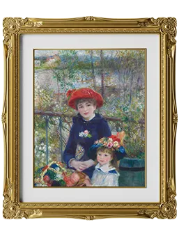 Two Sisters On the Terrace by Pierre-Auguste Renoir