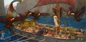 Ulysses and the Sirens by John William Waterhouse - hand-painted oil reproduction