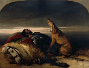 The Faithful Hound by Edwin Henry Landseer - hand-painted oil reproduction