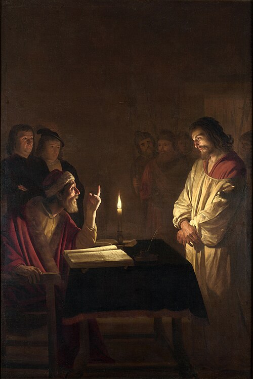 Christ Before the High Priest by Gerard van Honthorst - hand-painted oil reproduction