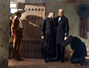 The Last Moments of Maximilian by Jean-Paul Laurens - hand-painted oil reproduction