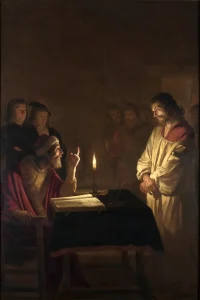 Christ Before the High Priest by Gerard van Honthorst - hand-painted oil reproduction