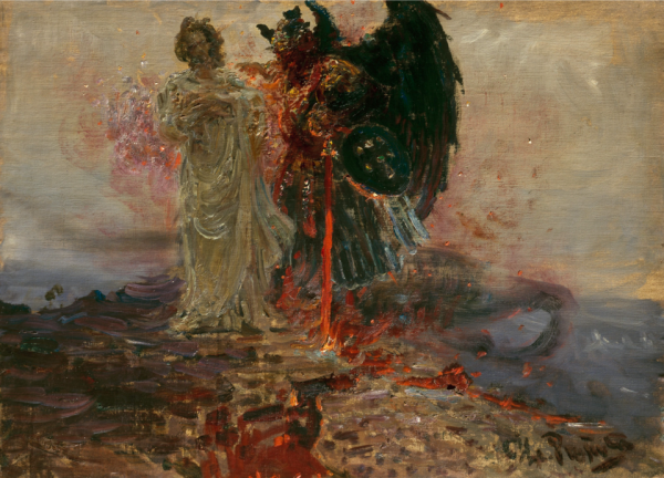 Get Thee Behind Me, Satan! by Ilya Repin
