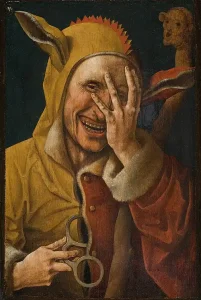 Laughing Fool by Jacob Cornelisz van Oostsanen - hand-painted oil reproduction