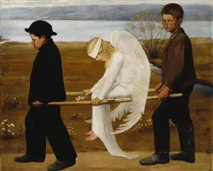 The Wounded Angel by Hugo Simberg - hand-painted oil reproduction