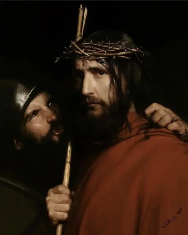 The Mocking of Christ by Carl Heinrich Bloch