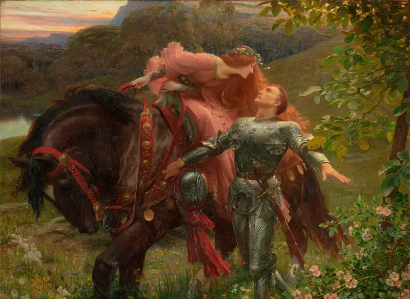 La Belle Dame sans Merci, c. 1901 by Sir Frank Bernard Dicksee
