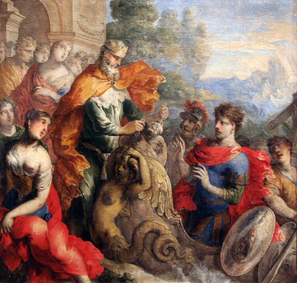 Aeolus Giving the Winds to Ulysses by Isaac Moillon, c. 1650
