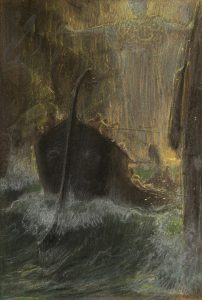 Between Scylla and Charybdis by Adolf Hirémy-Hirschl, hand-painted oil reproduction