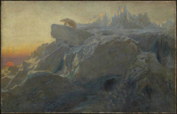 Beyond Man's Footsteps by Briton Rivière