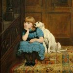 Sympathy by Briton Rivière, 1877