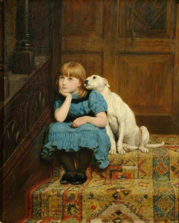 Sympathy by Briton Rivière