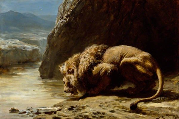 The King Drinks by Briton Rivière