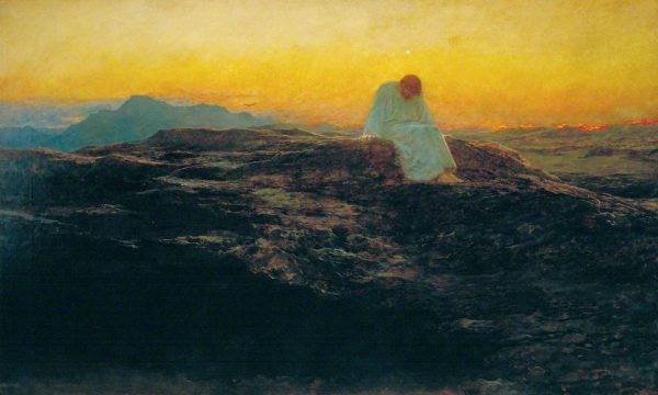 The Temptation in the Wilderness by Briton Rivière