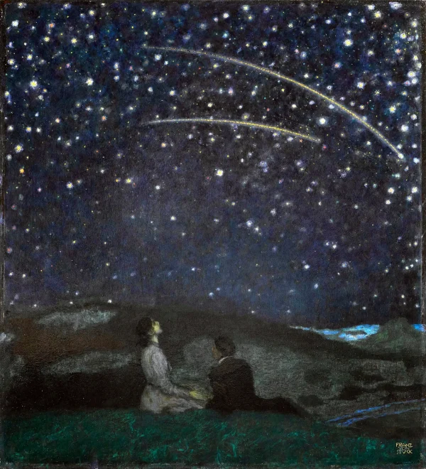 Falling Stars (1912) by Franz von Stuck